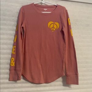 Girls Old Navy long sleeve tee size 8